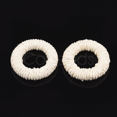 Handmade Woven Linking Rings WOVE-T006-125A-1