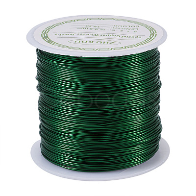Round Copper Beading Wire for Jewelry Making YS-TAC0004-0.6mm-06-1