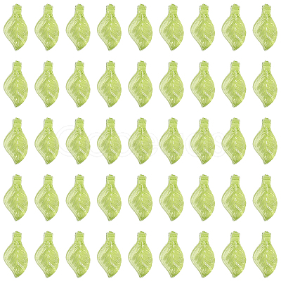 500Pcs Transparent Acrylic Charms TACR-SP0001-36B-1