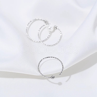 Brass Cuff Ring Settings KK-P337-01P-1