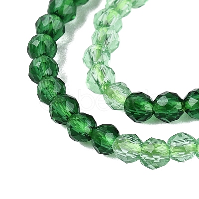 Transparent Glass Beads Strands GLAA-N074-01A-07-1