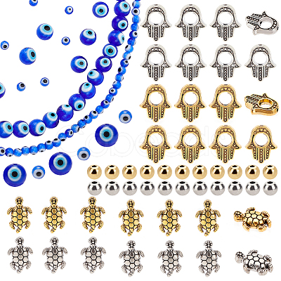 Tibetan Style Alloy Beads FIND-PH0004-46-1