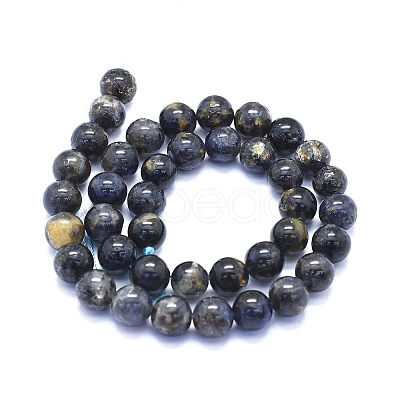 Natural Iolite Beads Strands G-E561-16-10mm-1