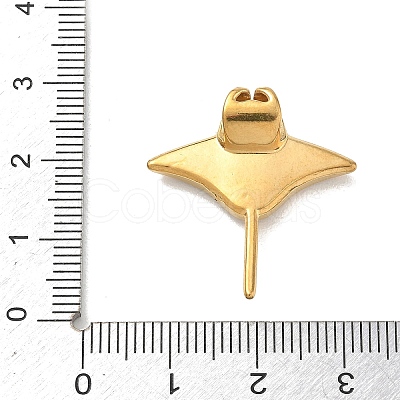 304 Stainless Steel Enamel Pendants STAS-L316-23G-08-1