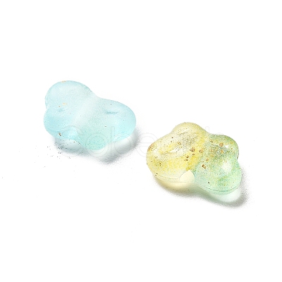 Gradient Color Transparent Acrylic Beads OACR-M023-05A-1