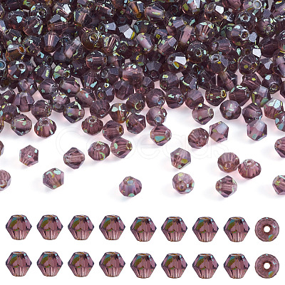 Picasso Baking Paint Glass Seed Beads SEED-TA0001-62J-1