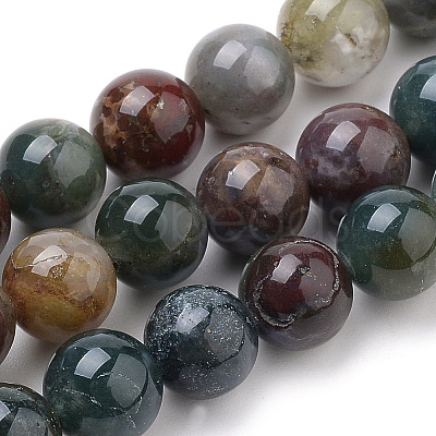 Natural Indian Agate Beads Strands LS-G-S259-31-6mm-1