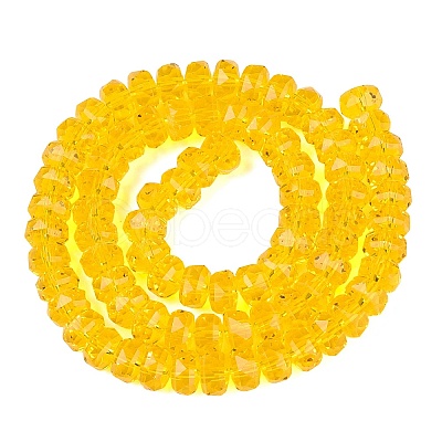 Transparent Glass Beads Strands GLAA-Q114-01A-A04-1