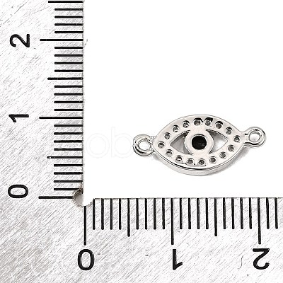 Brass Cubic Zirconia Links KK-P134-61P-1