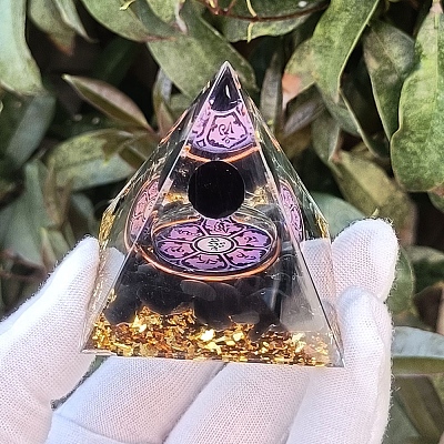 Orgonite Pyramid Resin Energy Generators PW-WGF04D3-01-1
