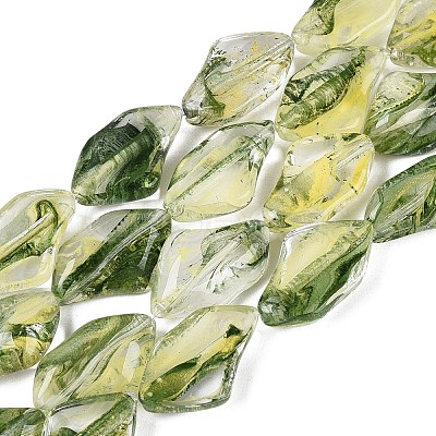 Handmade Lampwork Beads Strands LA-N046-02F-1