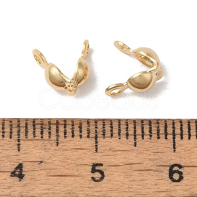 Brass Bead Tips KK-K383-34G-1