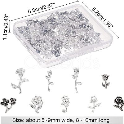 Alloy Cabochons MRMJ-OC0001-50-RS-1