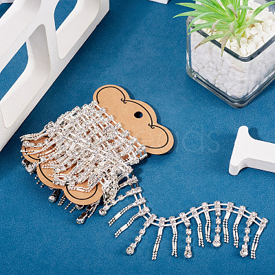 1 Yard Iron Rhinestone Cup Chains IFIN-TA0001-74-1