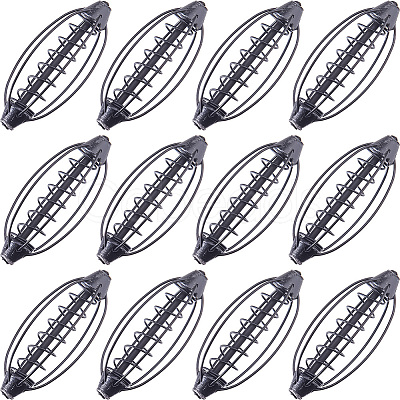 Iron Fishing Bait Cage AJEW-WH0348-973-1