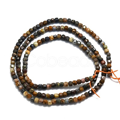 Natural Pietersite Beads Strands G-P457-B01-41-1