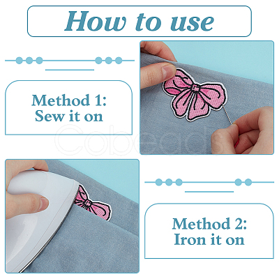 16Pcs Computerized Embroidery Cloth Self Adhesive Patches PATC-FG0002-43-1