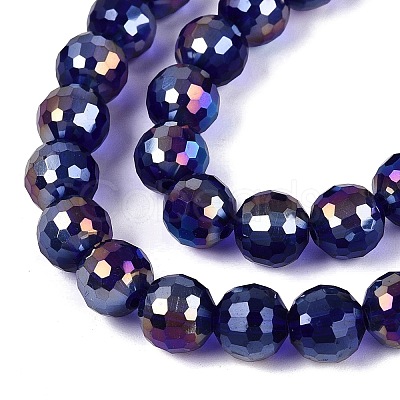 Transparent Glass Beads Strands GLAA-Q107-02A-16-1