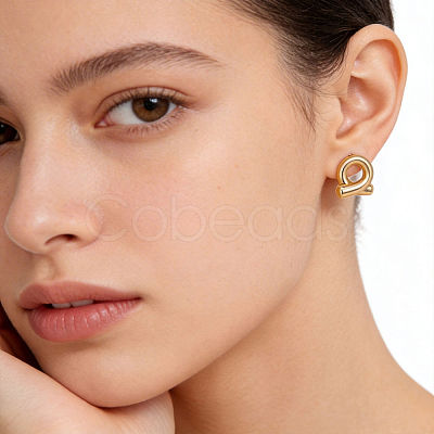 304 Stainless Steel Stud Earrings for Women MG2495-1
