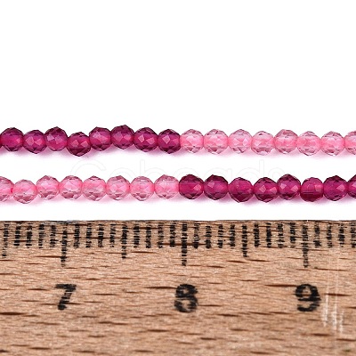 Transparent Glass Beads Strands GLAA-N074-01A-01-1