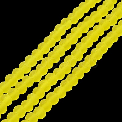 Transparent Glass Beads Strands EGLA-A034-T8mm-MD29-1