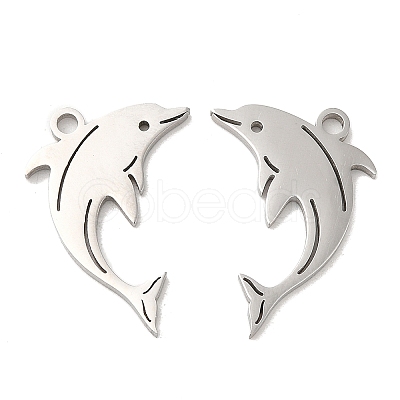Non-Tarnish 304 Stainless Steel Pendants STAS-L020-015P-1
