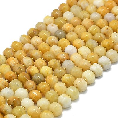 Natural Topaz Jade Beads Strands LS-G-P573-B15-01-1