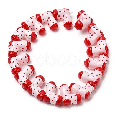 Handmade Glass Enamel Beads GLAA-K070-04C-1