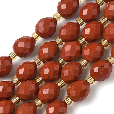 Natural Red Jasper Beads Strands G-F809-A50-01-1