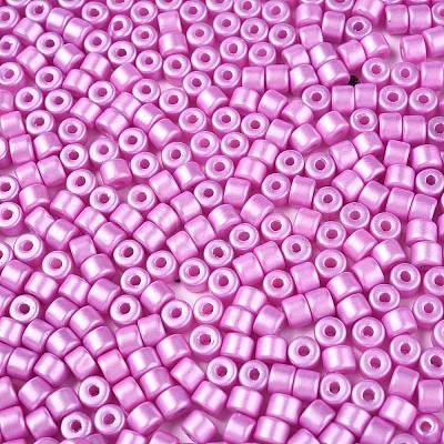 Baking Paint Pearlized Glass Seed Beads SEED-T008-03M-1