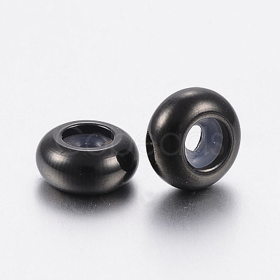 202 Stainless Steel Beads STAS-F148-8mm-07B-1
