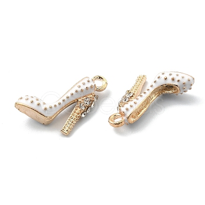 2Pcs Alloy Enamel Stilettos Pendants ENAM-YW0002-30B-1