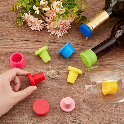 Olycraft Silicone Bottle Stopper Sets SIL-OC0001-16-1