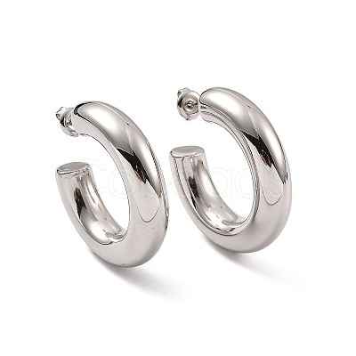 Non-Tarnish 304 Stainless Steel Stud Earrings for Women LS-EJEW-G346-07E-P-1
