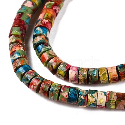 Natural Imperial Jasper Beads Strands G-T138-198E-1