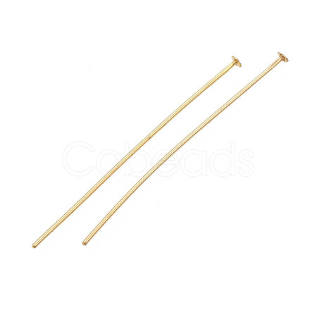 Brass Flat Head Pins KK-N231-285-1