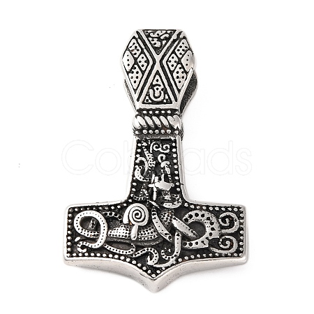 316 Surgical Stainless Steel Big Pendants STAS-Z073-02AS-02-1