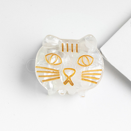 Cute Cat Shape Hair Claw Clip WG62904-03-1