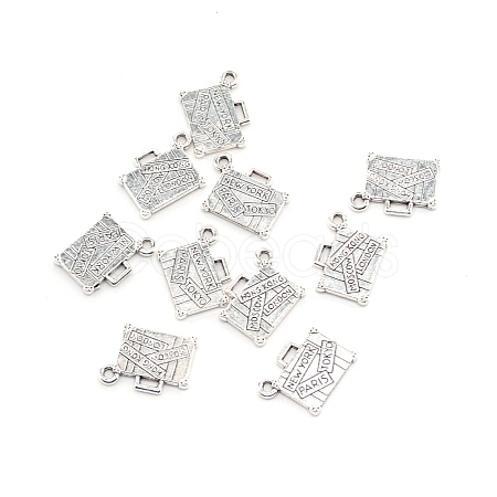 Suitcase Alloy Small Handmade Charms Pendant PALLOY-WH0086-80AS-1