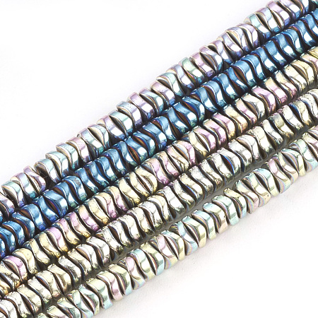 Electroplate Non-magnetic Synthetic Hematite Beads Strands G-T061-169-1