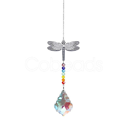 Crystals Chandelier Suncatchers Prisms Chakra Hanging Pendant BUER-PW0001-134D-1