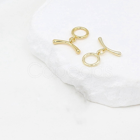 Brass Toggle Clasps FIND-TAC0036-14B-02G-1