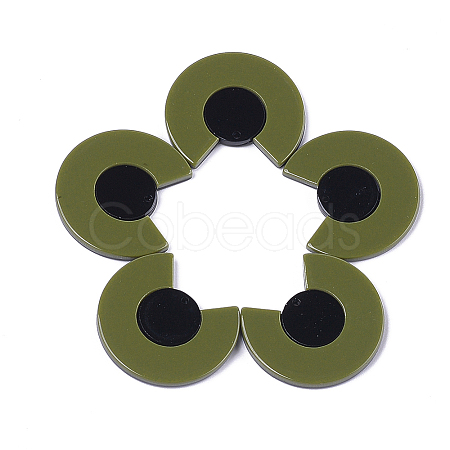 Cellulose Acetate(Resin) Pendants KY-S158-36B-1