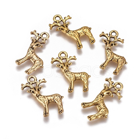 Tibetan Style Alloy Pendant GLF11052Y-1