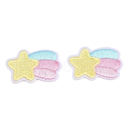 Polyester Computerized Embroidery Cloth Iron on Sew on Patches PATC-L001-16-1