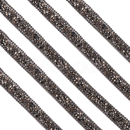 5 Yards Self Adhesive Resin Rhinestone Tape DIY-SP0002-49B-1