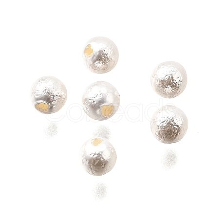 Electroplate Shell Pearl Beads BSHE-K016-4mm-1