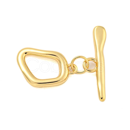 Brass Toggle Clasps KK-A223-29G-1