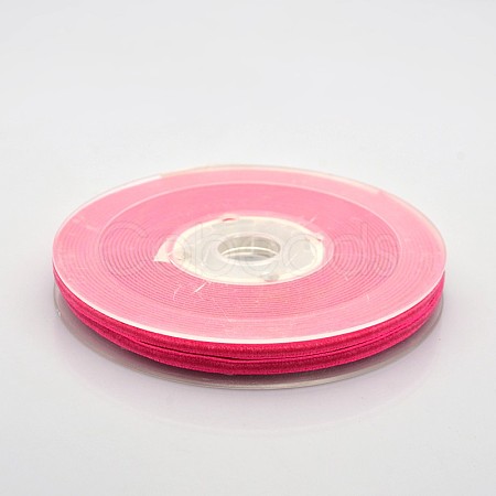 Polyester Velvet Ribbon for Gift Packing and Festival Decoration SRIB-M001-4mm-187-1