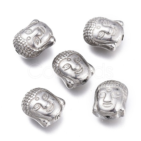 Tarnish Resistant Buddhist 304 Stainless Steel Beads STAS-K207-63P-1